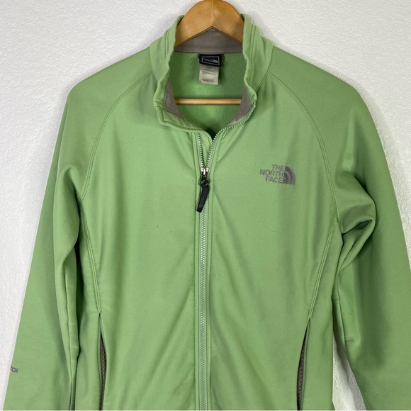 The North Face Green Long Sleeve Zip Front Jacket - Picture 2 of 7